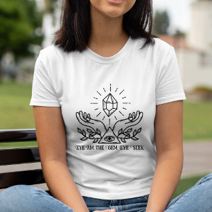 T-shirt En Tri-matière OEil mystique Mains en pierre de taille et Pyramid