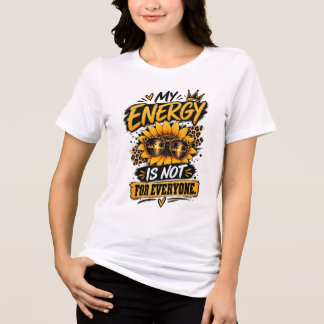 T-shirt En Tri-matière Œuvre d'art à énergie positive