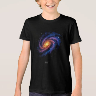 T-shirt En Tri-matière Oeuvre Galaxie - Illustration de l'espace spiral c