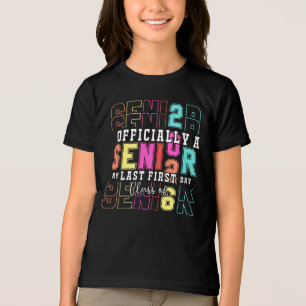 T-shirt En Tri-matière Officiellement A Senior 2026 Mon Dernier Premier J