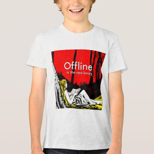 T-shirt En Tri-matière Offline Is The New Luxury (Recto)