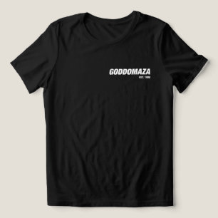 T-SHIRT  EN TRI-MATIÈRE OG M.OMOKO COULEUR NOIR RETOUR VUE