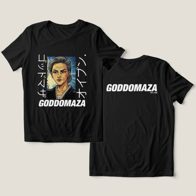 T-SHIRT  EN TRI-MATIÈRE OG MOMOKO COULEUR AFFICHAGE AVANT (Design Recto & Verso)