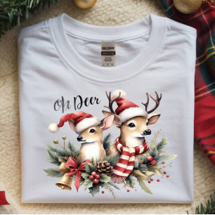 T-shirt En Tri-matière Oh Deer Festive