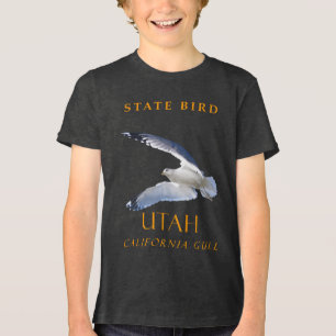T-shirt En Tri-matière Oiseau du Territoire de l'Utah La goéland de Calif