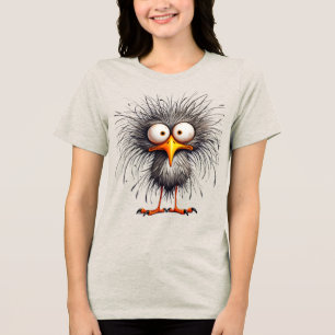 T-shirt En Tri-matière Oiseau fantaisiste
