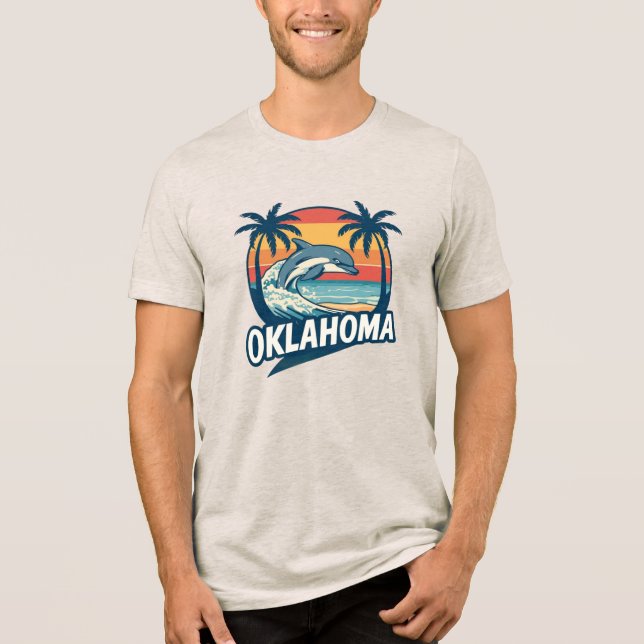 T-shirt En Tri-matière Oklahoma : Retraite en bord d'océan (Recto)
