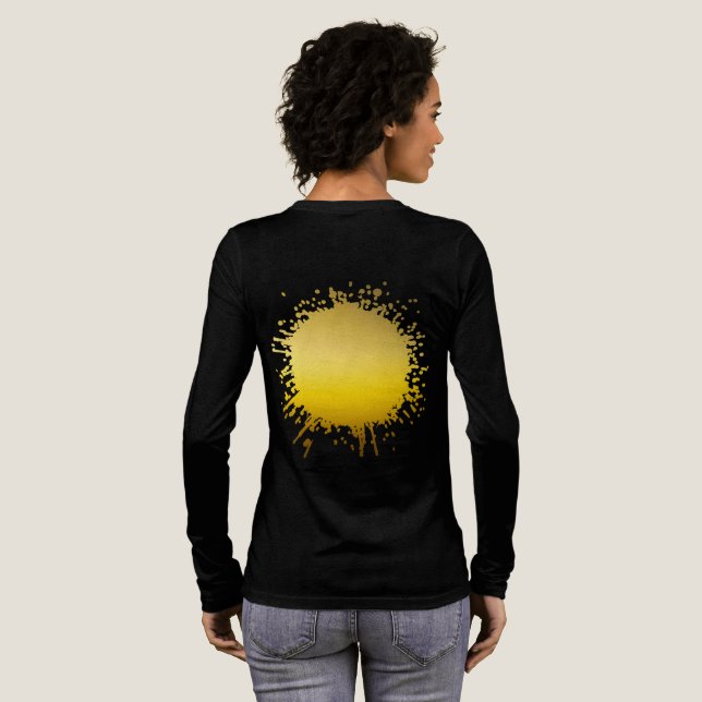 T-shirt En Tri-matière Ombre dorée (Verso complet)