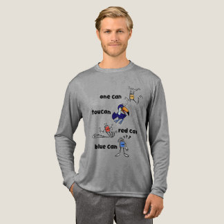 T-shirt En Tri-matière One Can Toucan Red Can Blue Can Men LS Shirt