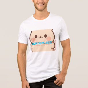 T-shirt En Tri-matière Opérateur sans frontières Kawaii Chibi Chat Masque