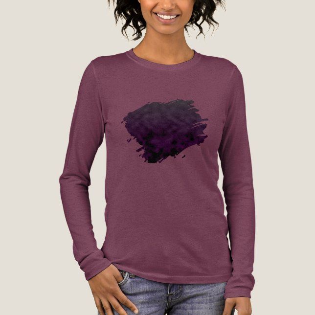 T-shirt En Tri-matière Orchidée Fumée (Recto)