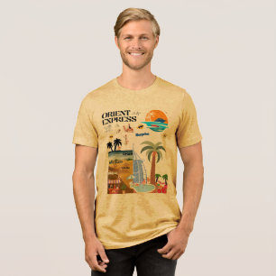 T-SHIRT EN TRI-MATIÈRE ORIENT EXPRESS