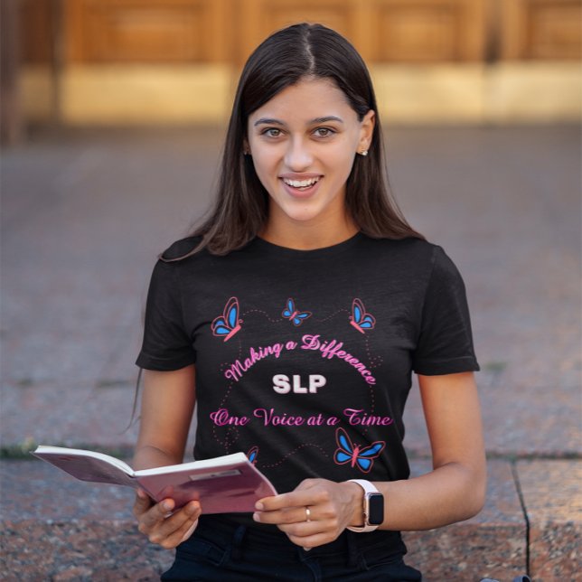 T-shirt En Tri-matière Orthophoniste Conception Papillon (Créateur téléchargé)