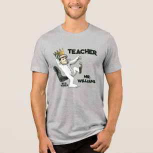 T-shirt En Tri-matière Où sont les bêtes sauvages Professeur