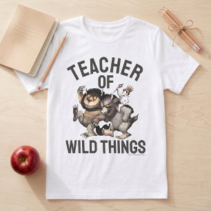 T-shirt En Tri-matière Où sont les bêtes sauvages Professeur de bêtes sau