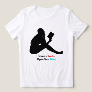 T-shirt En Tri-matière Ouvrez un livre, ouvrez votre esprit – Conception