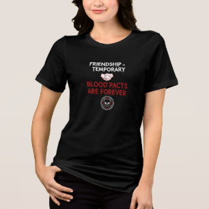 T-shirt En Tri-matière Pacte de sang gothique Amitié pour toujours Esthét