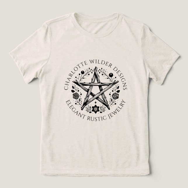 T-shirt En Tri-matière Pagan Wiccan Rustique Kraft (Design Recto)