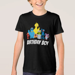 T-shirt En Tri-matière Pal de rue Sésame Birthday Boy - Nom et âge