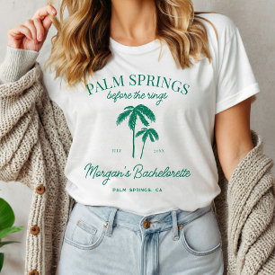 T-shirt En Tri-matière Palm Springs Avant Les Anneaux Bachelorette