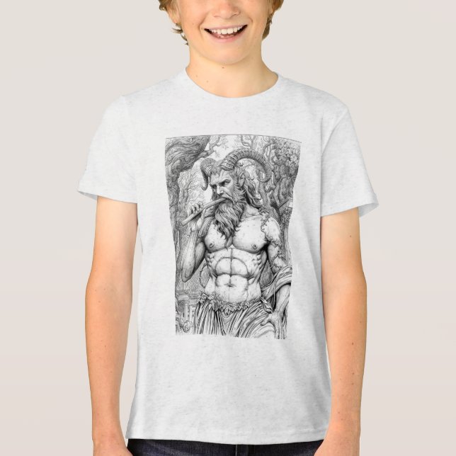 T-shirt En Tri-matière Pan Greek God of Nature and Music - Mythological A (Recto)