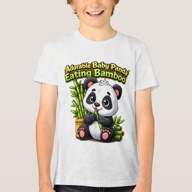 T-shirt En Tri-matière panda  (Recto)