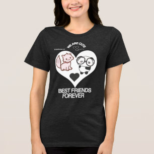 T-shirt En Tri-matière PANDA CAT Fun Cute