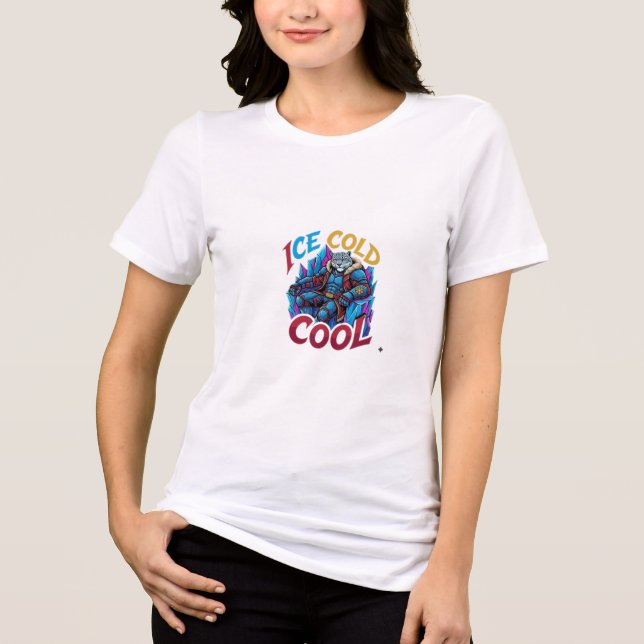 T-shirt En Tri-matière Panthère ADOM glaciale et cool (Recto)