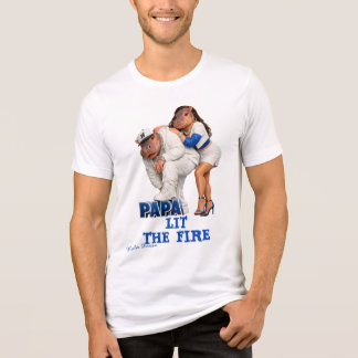 T-shirt En Tri-matière Papa allume le feu