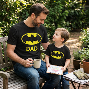 T-shirt En Tri-matière Papa Batman Assorti