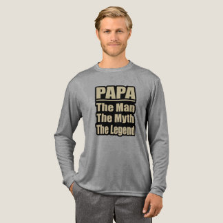 T-shirt En Tri-matière Papa l'homme le Mythe La légende Fête des pères