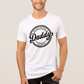 T-shirt En Tri-matière Papa - L'Homme, Le Mythe, Le T-shirt Légende