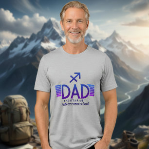 T-shirt En Tri-matière Papa Sagittaire - drôle