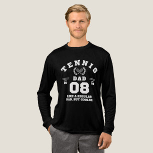 T-shirt En Tri-matière Papa Tennis Drôle Sports Établis 2008