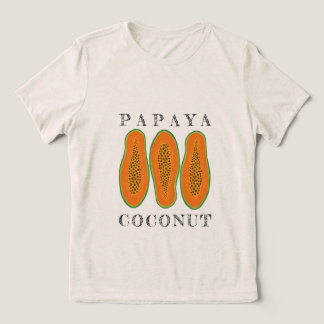 T-shirt En Tri-matière Papaye coco juteuse