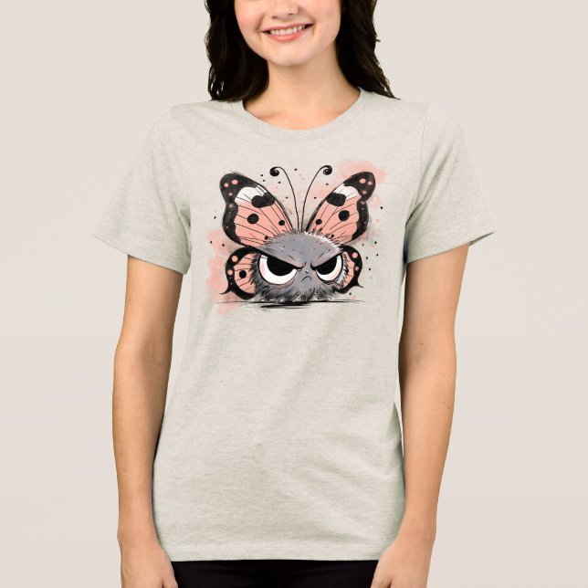 T-shirt En Tri-matière Papillon Grincheux (Recto)