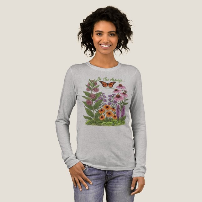 T-shirt En Tri-matière Papillon monarque (Recto complet)