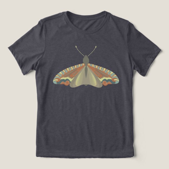 T-shirt En Tri-matière Papillon peint (Design Recto)