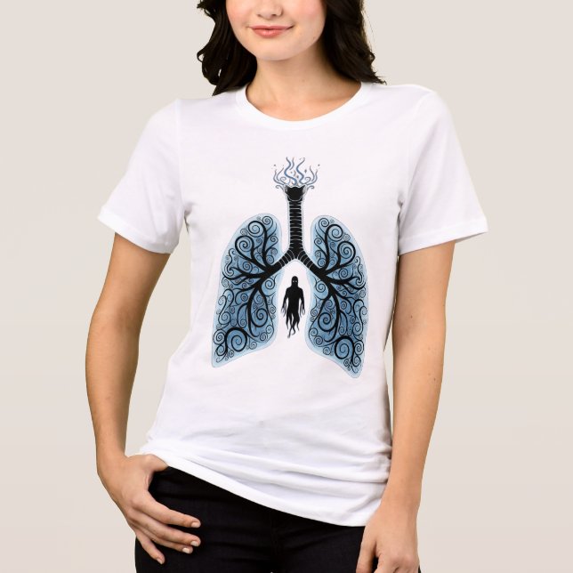 T-shirt En Tri-matière Paranormal Happy Lungs Project Fundraiser Shirt v2 (Recto)