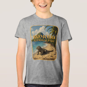 T-shirt En Tri-matière Parc national de Komodo Indonésie