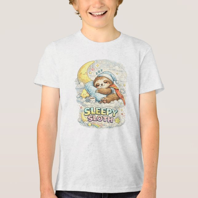 T-shirt En Tri-matière Paresseux Endormi (Recto)
