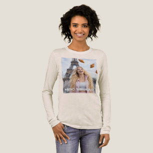 T-SHIRT  EN TRI-MATIÈRE PARIS - CROISSANTS