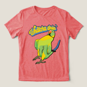 T-shirt En Tri-matière Parler Indien Ringneck Parrot Funky Bird Cool anim