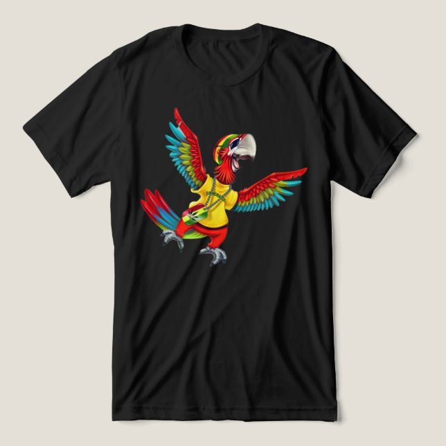 T-shirt En Tri-matière Parrot de l'histoire de Jackstone Dibs (Design Recto)
