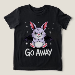 T-shirt En Tri-matière Partir Sassy Gothique Bunny Déplaisant mignon