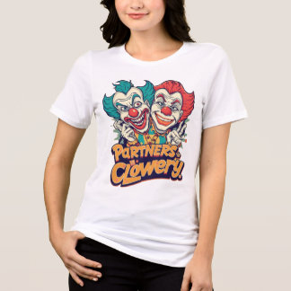 T-shirt En Tri-matière Partners in Clowery (Funny Clown Pun)