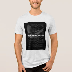 T-shirt En Tri-matière Pas aujourd'hui, Satan