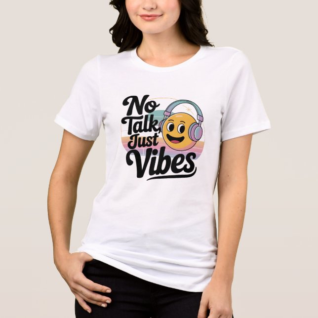 T-shirt En Tri-matière Pas de discours juste des violes (Recto)