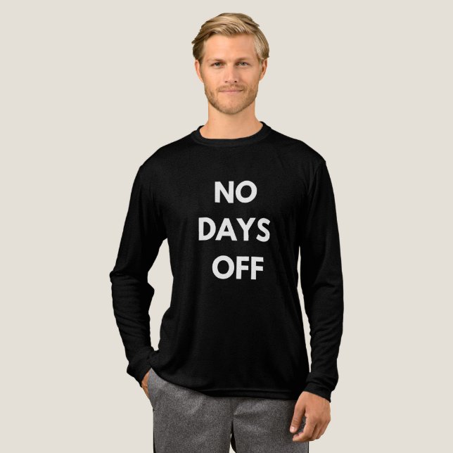 T-shirt En Tri-matière Pas de Jours de Repos (Recto complet)