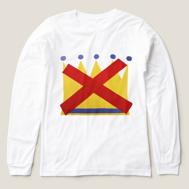 T-shirt En Tri-matière Pas de protestation des rois contre l'unité (Motif recto)